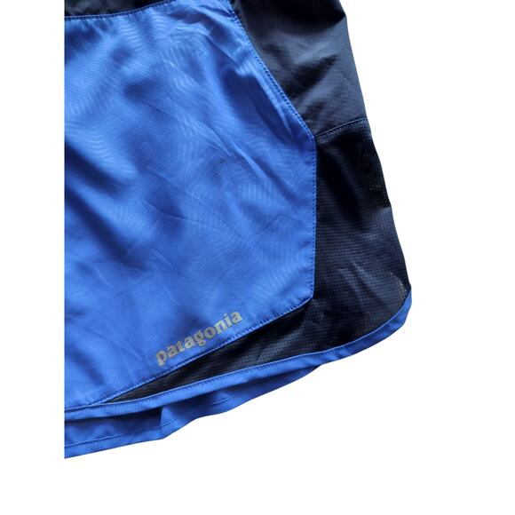 Patagonia Women's Strider Pro Short 2.5" Lightweight Blue Shorts Size L - Picture 5 of 14